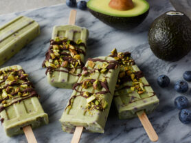 Avocado Blueberry Pops