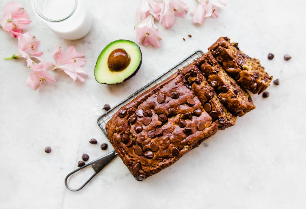California Avocado Banana Chocolate Chip Bread