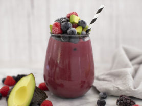 avocado blueberry smoothie