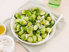 Cucumber Melon Avocado Salad