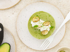 California Avocado Lime Cheesecake