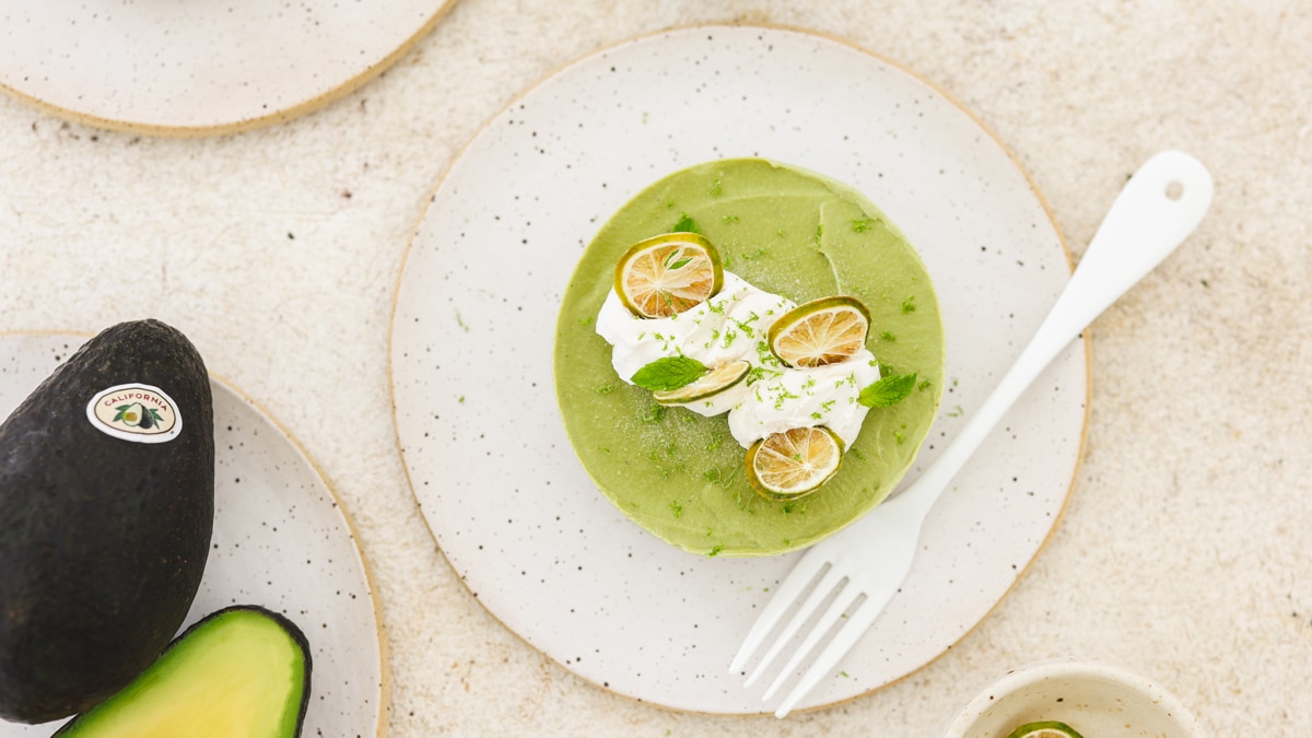 California Avocado Lime Cheesecake