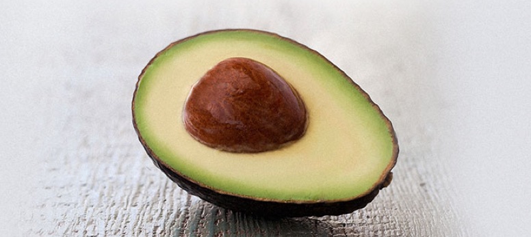 California Avocado cut in half