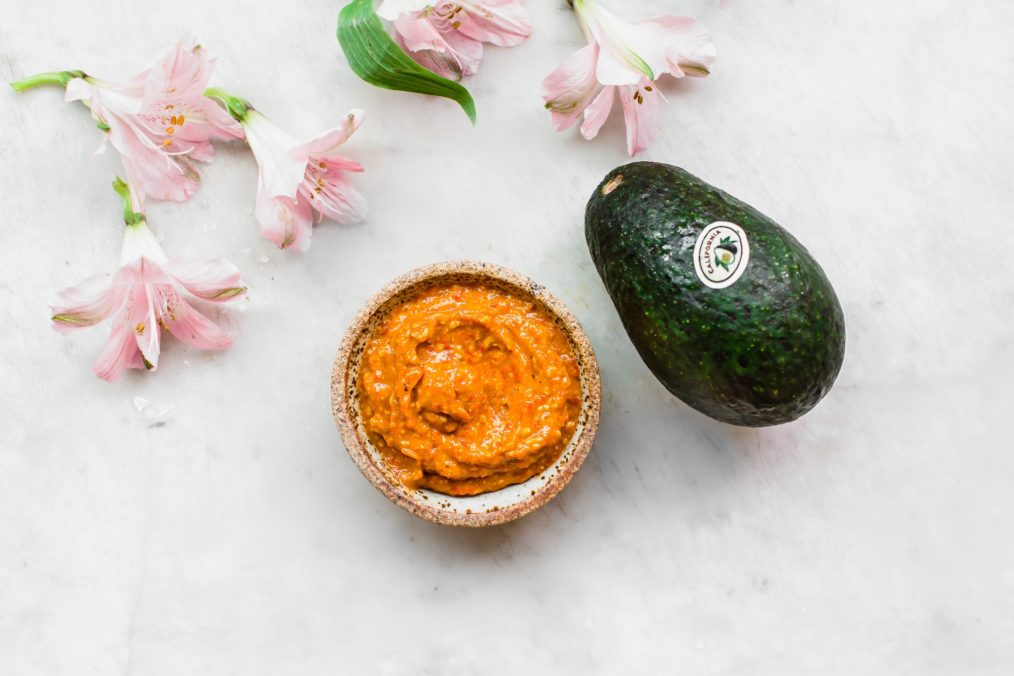 Homemade California Avocado Romesco Sauce