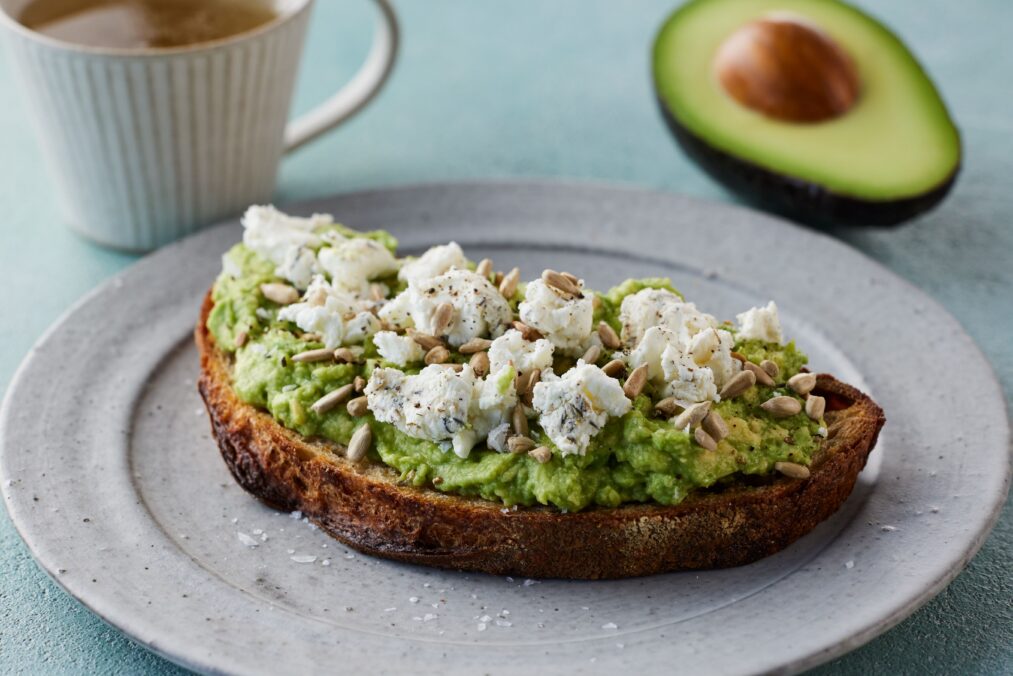 California Avocado Toast with Goat Cheese
