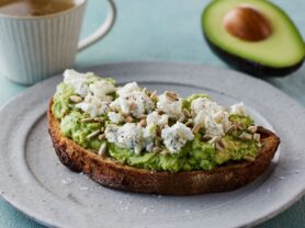 California Avocado Toast with Goat Cheese