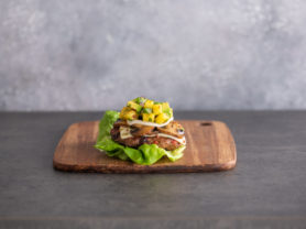California Avocado Beef and Lentil Burger Lettuce Wraps