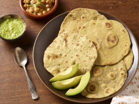 A photo of an Avocado Roti