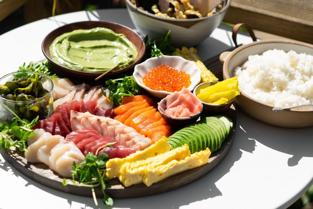 California Avocado Sashimi Board