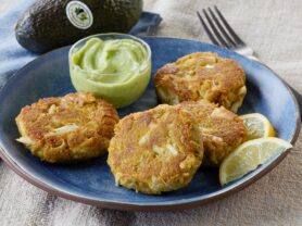 California Avocado Vegan Crab Cakes