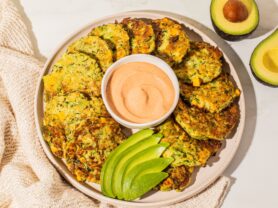 California Avocado Corn Fritters with Chipotle Aioli Sauce
