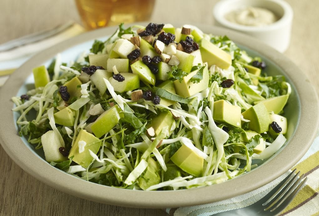 gluten free kale avocado salad