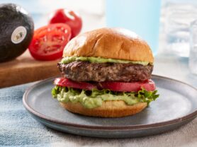 A photo of Green Goddess California Avocado Burger