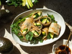 Green Onion Pancake California Avocado Rolls