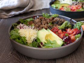 Turkey Burger Bowl