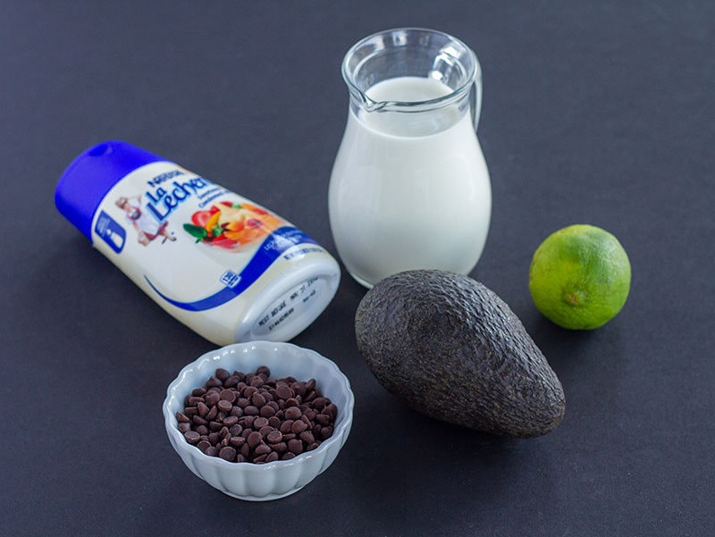 Ingredients-for-Avocado-Milkshakes.jpg Ingredients for an avocado milkshake laid out