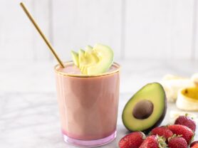 Strawberry Banana Avocado Smoothie