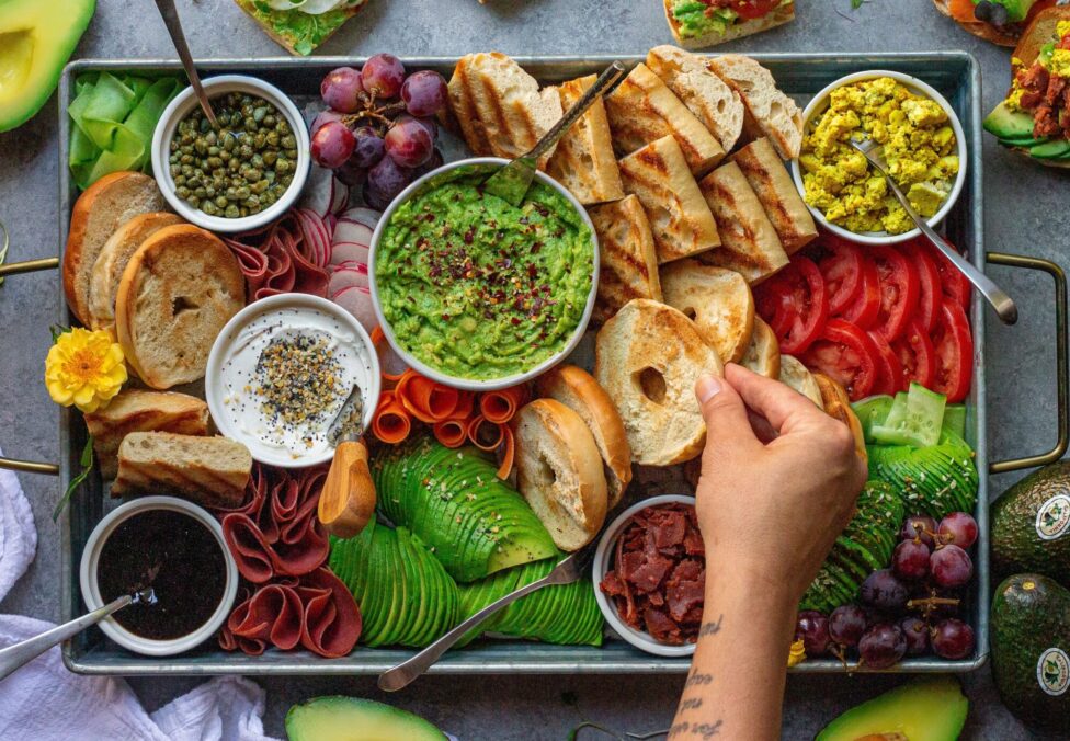 Vegan California Toast Charcuterie Board